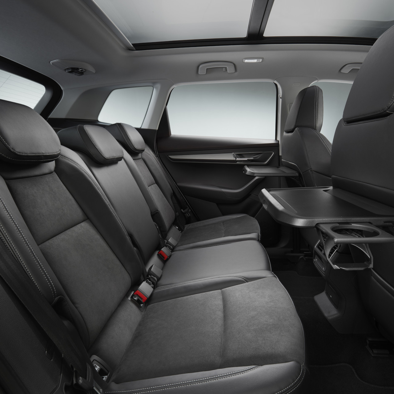 Ansicht der Innenausstattung des Skoda Karoq