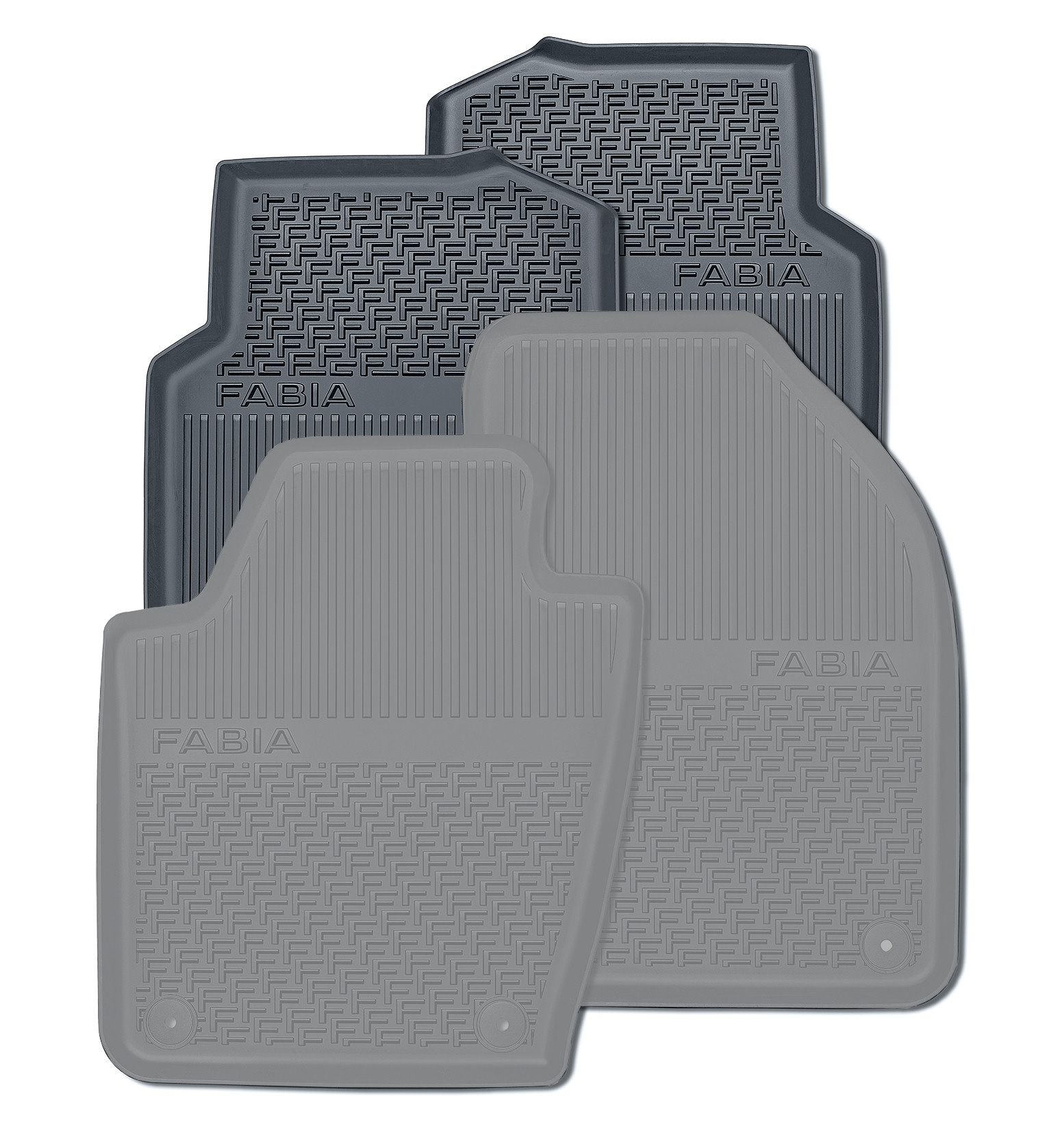 Gummifußmatten-Set hinten FABIA III