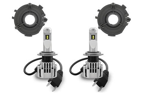 H7-LED Abblendlicht, 2 Glühlampen, Adapter A01, Montageanleitung