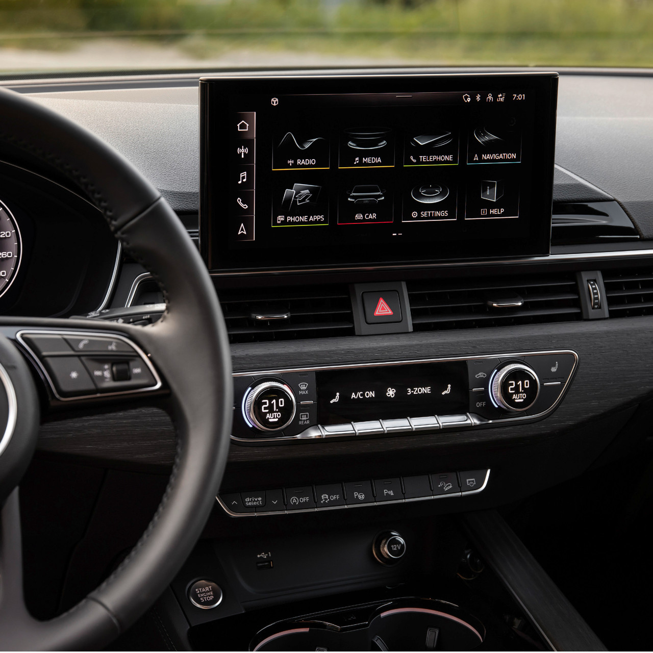 Infotainment des Audi A4 Avant
